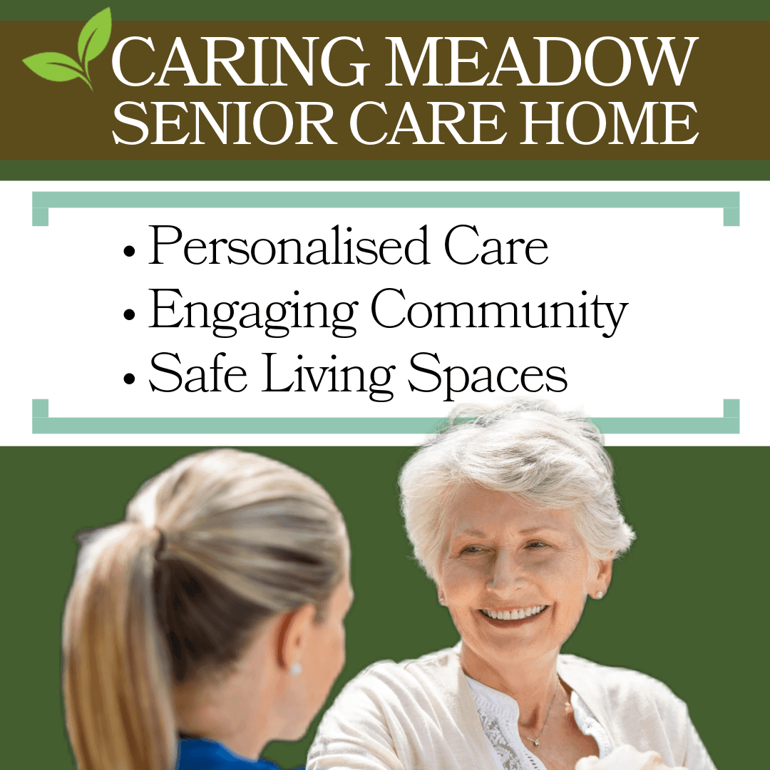 care home, mockup design, social media ads, content