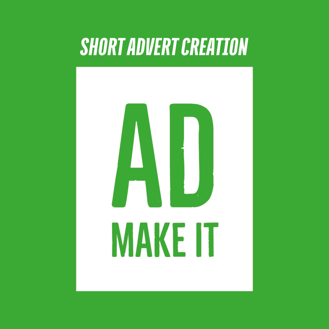 AD MAKE IT logo for social media ads and content